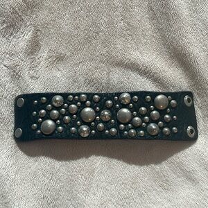 Calleen Cordero studded leather cuff bracelet